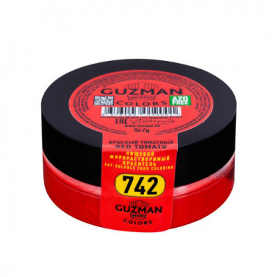 Краситель GUZMAN (5г) Красный томатный 742 жирорастворимый