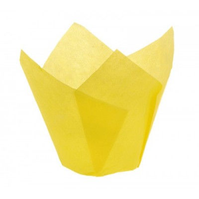 Форма Маффин тюльпан желтый (160*50) (2000) 60951