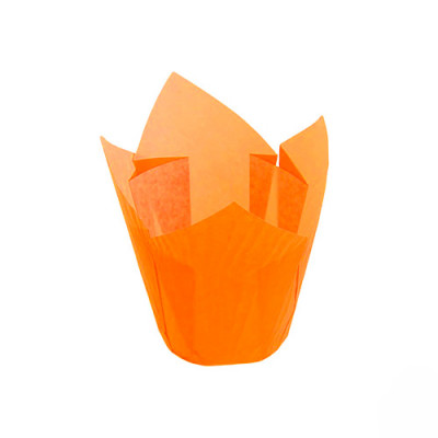 Форма Маффин тюльпан оранж (160/50)(2000)60950