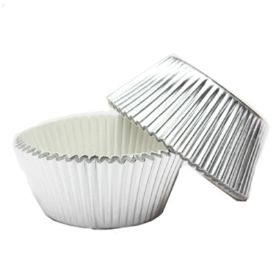 Формы пекарские бумажные d70*60мм Серебряная (100г)